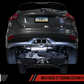 AWE Tuning Ford Focus ST Touring Edition Cat-back Exhaust - Non-Resonated - Chrome Silver Tips