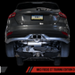 AWE Tuning Ford Focus ST Touring Edition Cat-back Exhaust - Non-Resonated - Diamond Black Tips