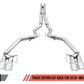AWE Tuning 2018+ Ford Mustang GT (S550) Cat-back Exhaust - Track Edition (Quad Chrome Silver Tips)