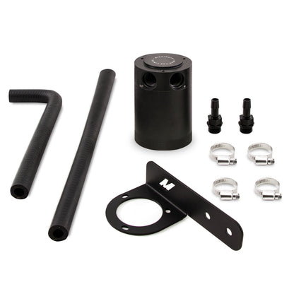 Mishimoto 2016+ Honda Civic 1.5L Turbo Baffled Oil Catch Can Kit - Black (PCV Side) - Graveyard Performance