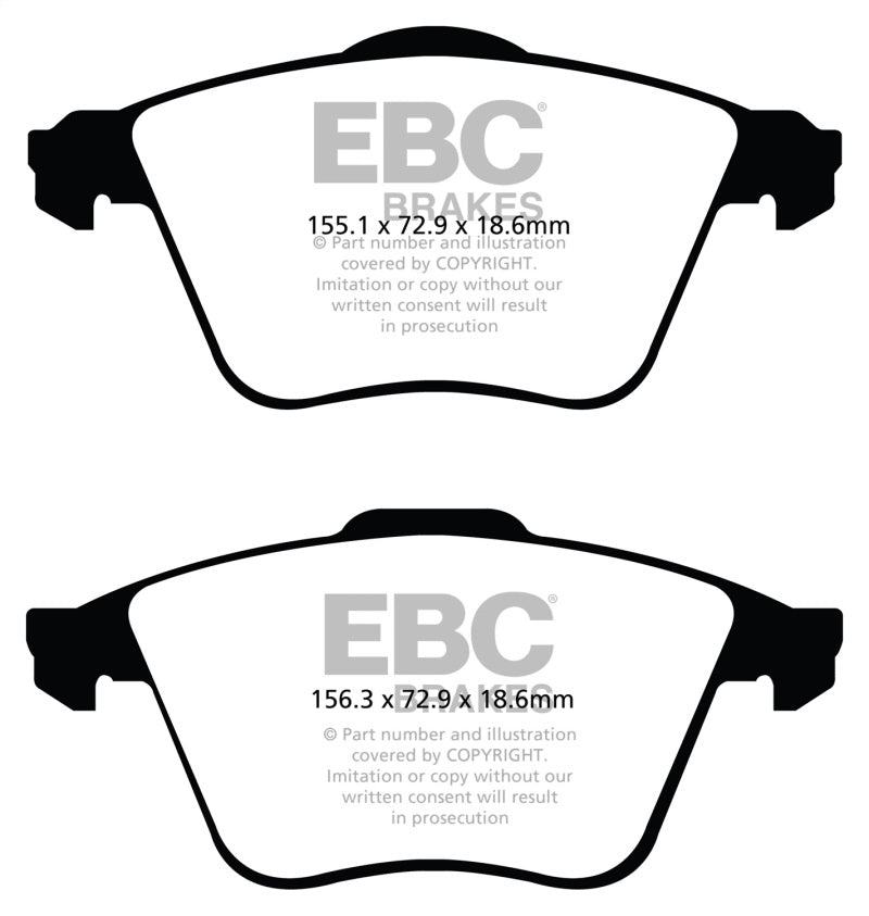 EBC Brakes Bluestuff Street and Track Day Brake Pads - Graveyard Performance