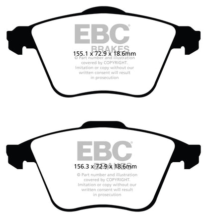 EBC Brakes Bluestuff Street and Track Day Brake Pads - Graveyard Performance