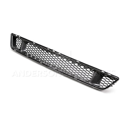 Anderson Composites 15-17 Ford Mustang Front Carbon Fiber Lower Grille - Graveyard Performance
