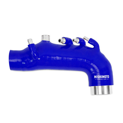 Mishimoto 08 Subaru WRX Blue Silicone Induction Hose - Graveyard Performance