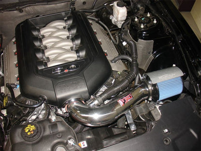 Injen 11 Ford Mustang GT V8 5.0L Power-Flow Wrinkle Blk Short Ram Air Intake w/ MR Tech/Heat Shield - Graveyard Performance