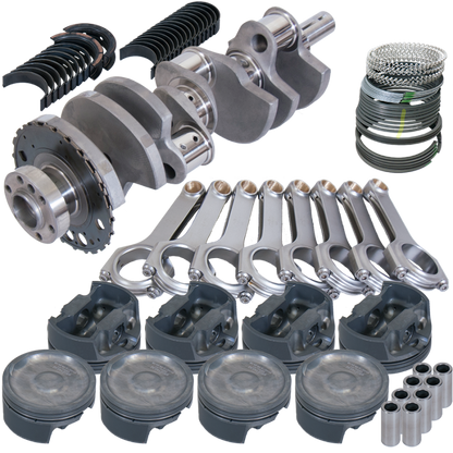 Eagle Chevy LS3/LS4 3.905in Bore +26.00cc Dish .125in OS Rotating Assembly Kit w/ 24 Tooth Reluctor - Graveyard Performance