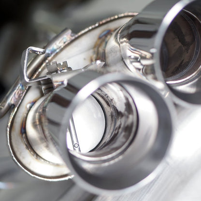 Stainless Works 18+ Ford Mustang GT Redline Cat-Back Performance Connect H-Pipe w/ Active Valves - Graveyard Performance
