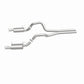 MagnaFlow 13 Ford Mustang Dual Split Rear Exit Stainless Cat Back Performance Exhaust (Street)
