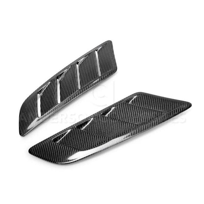 Anderson Composites 2015-2017 Ford Mustang Type-AB Carbon Fiber Hood Vents - Graveyard Performance