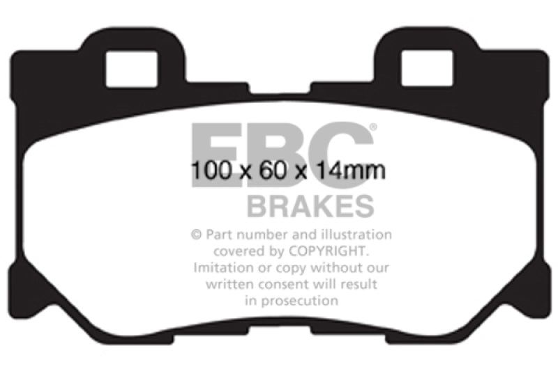 EBC 08-15 Infiniti G37 3.7 Greenstuff Rear Brake Pads - Graveyard Performance