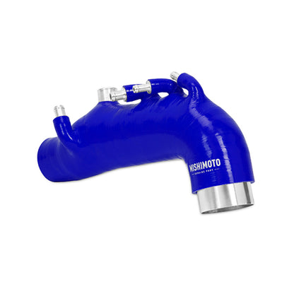 Mishimoto 08 Subaru WRX Blue Silicone Induction Hose - Graveyard Performance