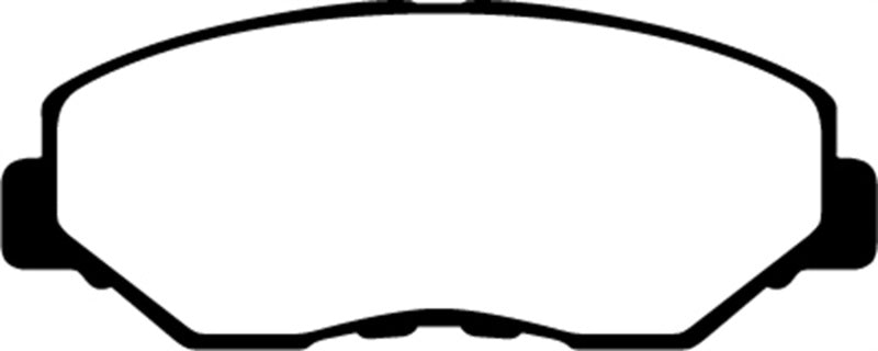 EBC 13-15 Acura ILX 1.5 Hybrid Greenstuff Front Brake Pads - Graveyard Performance