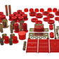 Energy Suspension 67-69 Chevrolet Camaro (w/mono leaf springs) Red Hyper-flex Master Bushing Set