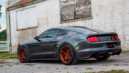 Corsa 2015-2017 Ford Mustang GT 5.0 3in Axle Back Exhaust Black Dual Tips (Touring) - Graveyard Performance