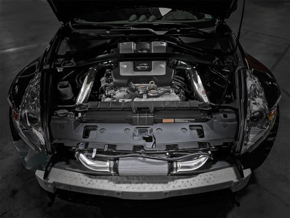 aFe Takeda Intake Stage-2 Polished Pro DRY S 09-17 Nissan 370Z V6 3.7L - Graveyard Performance