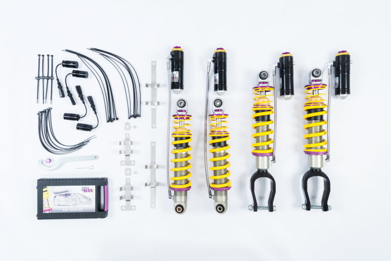 KW Coilover Kit V4 Bundle Audi R8 (4S) Coupe/Spyder w/ Magnetic Ride - Graveyard Performance