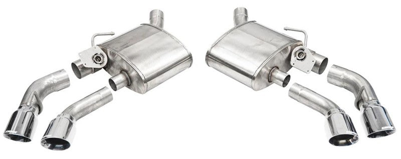 Corsa 16-24 Chevrolet Camaro SS/ZL1 6.2L V8 Polished Xtreme Axle-Back Exhaust (w/ Factory NPP Valve) - Graveyard Performance