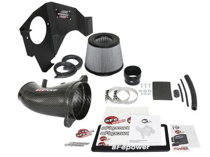aFe POWER Magnum FORCE Carbon Fiber Stage 2 Pro Dry S CAIS - 11-18 Dodge Challenger/Charger V8-6.4L - Graveyard Performance