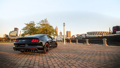 Corsa 2015-2017 Ford Mustang GT 5.0 3in Axle Back Exhaust Polish Quad Tips (Sport) - Graveyard Performance