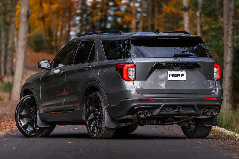 Rear Routed Explorer MBRP 20-21 Ford Explorer ST 3.0L EcoBoost Dual Rear Exit Axle Back w ...