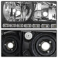 xTune Dodge Charger 06-10 1Pc LED Crystal Headlights Black HD-ON-DCH05-1PC-LED-BK