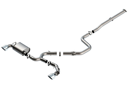 Borla 19-20 Hyundai Veloster N 2.0L I4 MT FWD 2DR 3in ATAK CatBack Exhaust w/ SS Tips - Graveyard Performance