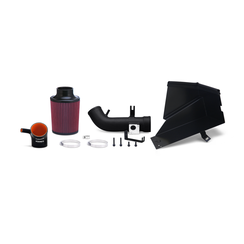 Mishimoto 06-11 Honda Civic Si Performance Air Intake w/ Heat Shield - Wrinkle Black - Graveyard Performance