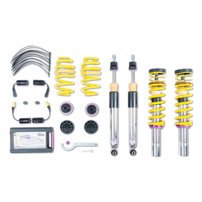 KW Coilover Kit V3 2017+ Audi A4 (B9) Sedan w/ Electronic Dampers - Graveyard Performance