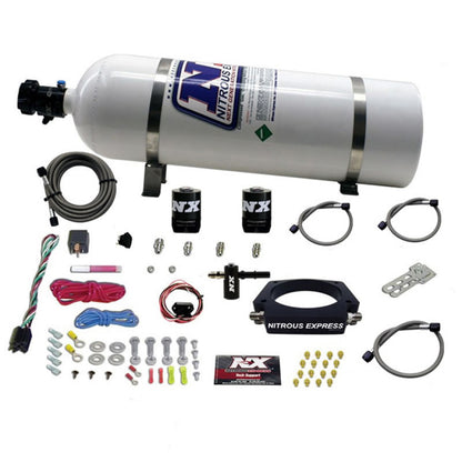 Nitrous Express 2014+ Chevrolet Corvette C7 Nitrous Plate Kit (50-300HP) w/15lb Bottle - Graveyard Performance