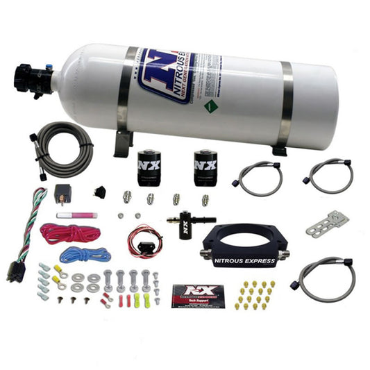 Nitrous Express 2014+ Chevrolet Corvette C7 Nitrous Plate Kit (50-300HP) w/15lb Bottle - Graveyard Performance