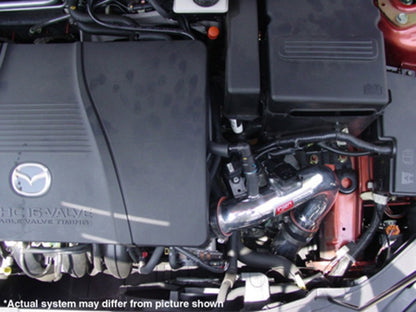 Injen 04-09 Mazda 3 2.0L 2.3L 4cyl (Carb for 2004 Only) Black Cold Air Intake **Special Order** - Graveyard Performance