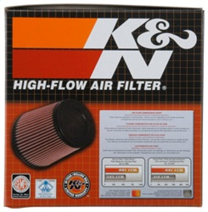 K&N Universal Rubber Filter 5in Flange ID x 6.5in Base OD x 4.5in Top OD x 4.125in Height - Graveyard Performance