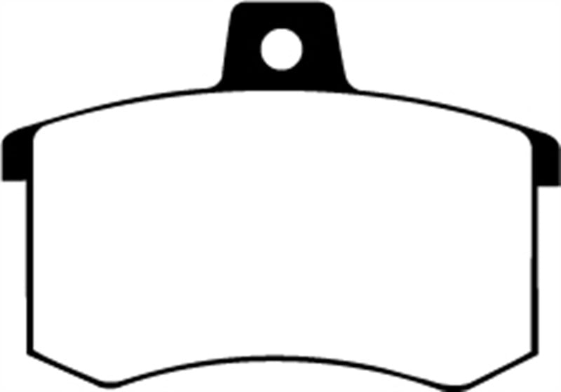 EBC 91-95 Alfa Romeo 164 2.0 Turbo Redstuff Rear Brake Pads - Graveyard Performance