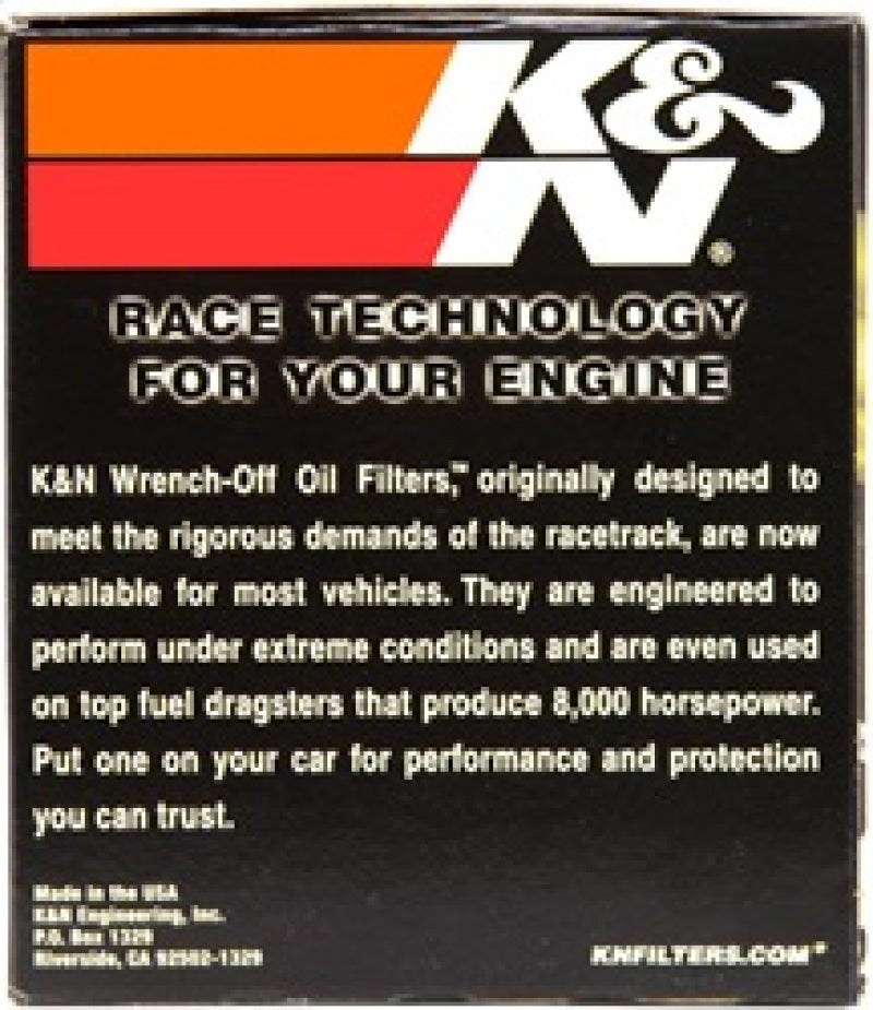 K&N 87-92 Supra Non-Turbo / 99-04 Grand Cherokee 4.0 Performance Gold Oil Filter - Graveyard Performance
