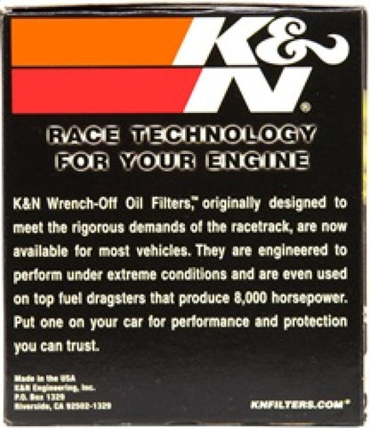 K&N 87-92 Supra Non-Turbo / 99-04 Grand Cherokee 4.0 Performance Gold Oil Filter - Graveyard Performance