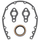 Edelbrock SBC Timing Cover Gasket And Oil Seal Kit