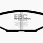 EBC 12+ Subaru BRZ 2.0 (solid rear rotors) Yellowstuff Rear Brake Pads