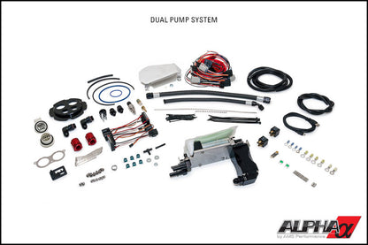 AMS Performance 2009+ Nissan GT-R R35 Omega Fuel System - Dual Pumps - Graveyard Performance