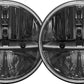 Rigid Industries 7in Round Headlights w/ H13 to H4 Adaptors - Set of 2