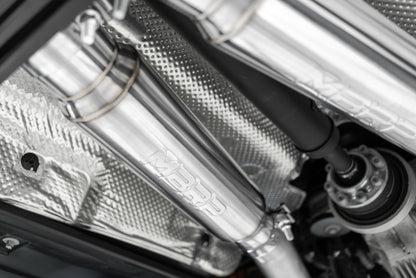 MBRP 17-21 Charger 5.7/6.1/6.4L 3in Dual Rear Exit SS Catback Exhaust w/ Carbon Fiber Tips - Graveyard Performance