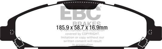 EBC Brakes Greenstuff 2000 Series Sport Pads - Graveyard Performance