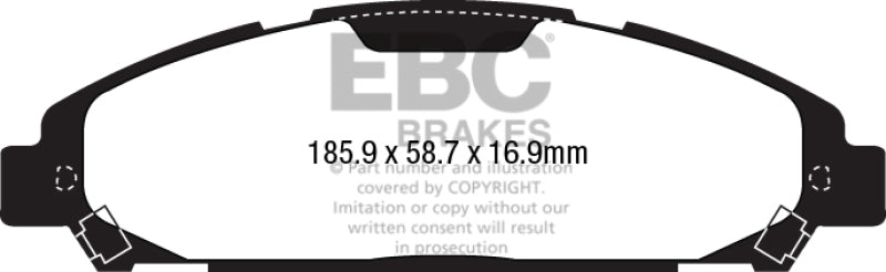 EBC brake Ultimax2 brake Pads - Graveyard Performance