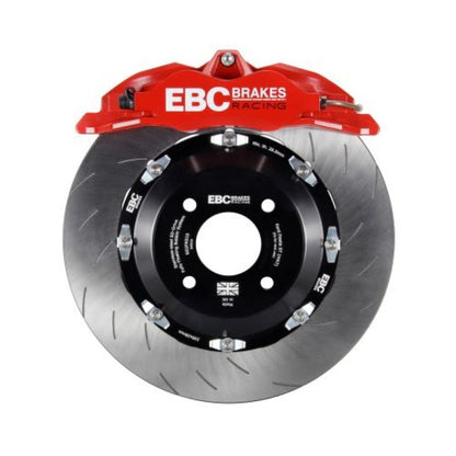 EBC Racing 05-10 Ford Mustang GT Red Apollo-4 Calipers 355mm Rotors Front Big Brake Kit - Graveyard Performance