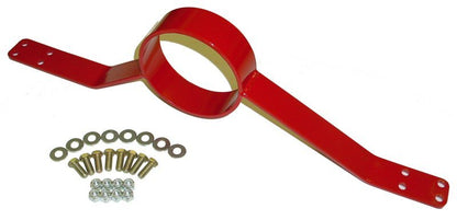 BMR 79-03 Fox Mustang Driveshaft Safety Loop - Red - Graveyard Performance