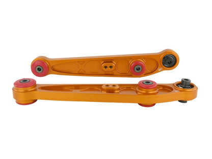 Skunk2 Honda/Acura EG/DC Alpha Series Rear Lower Control Arm Set - Gold - Graveyard Performance