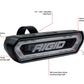 Rigid Industries Chase Tail Light Kit w/ Mounting Bracket - Amber