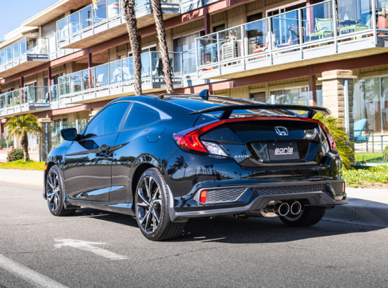 Borla 17-19 Honda Civic SI 1.5L Turbo MT S-Type 2.75in Cat-Back Exhaust - Graveyard Performance