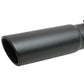 Gibson Rolled Edge Angle-Cut Tip - 4in OD/3.5in Inlet/12in Length - Black Ceramic