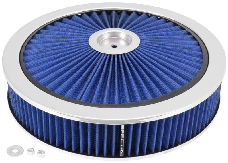 Spectre ExtraFlow HPR Air Cleaner Assembly 14in. x 3in. - Blue