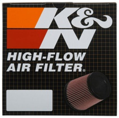 K&N Universal Rubber Filter 5in Flange ID x 6.5in Base OD x 4.5in Top OD x 4.125in Height - Graveyard Performance